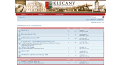 Desktop Screenshot of klecany.eu
