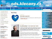 Tablet Screenshot of ods.klecany.cz